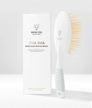 Load image into Gallery viewer, Snow Fox Gua Sha hair &amp; scalp brush
