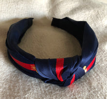 Load image into Gallery viewer, Striped headband NAVY
