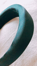 Load image into Gallery viewer, Black Satin Padded Headband
